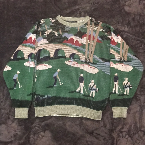 Crossings Hipster Golf Sweater Size M 
